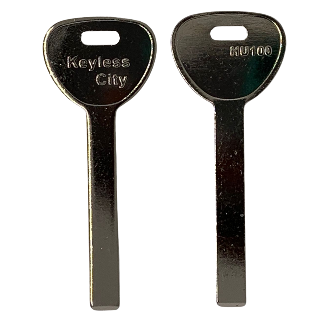 Keyless Factory 10 x GM HU100 High Security Test Blade 10 Pack — alternate view