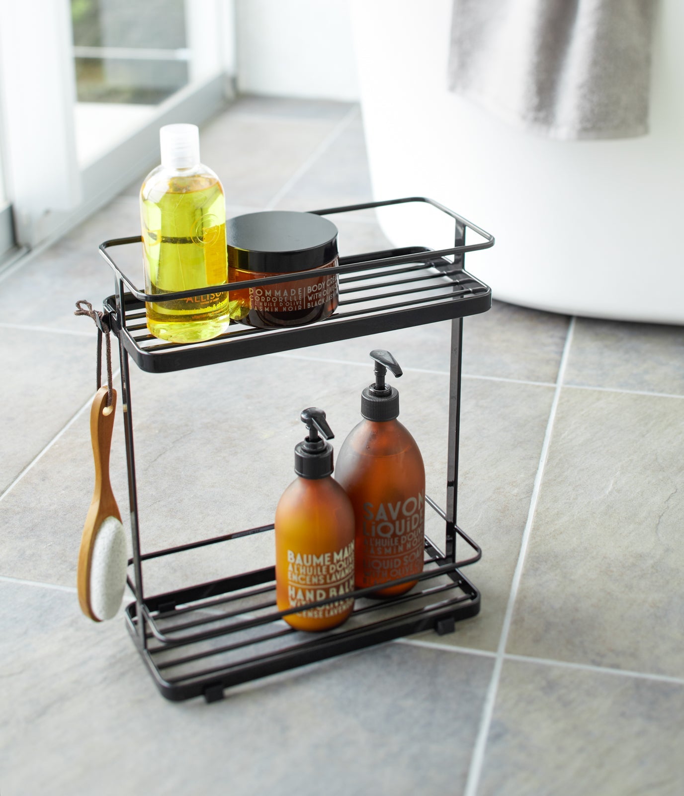 Sageandsill Shower Caddy Three Sizes Steel — alternate view