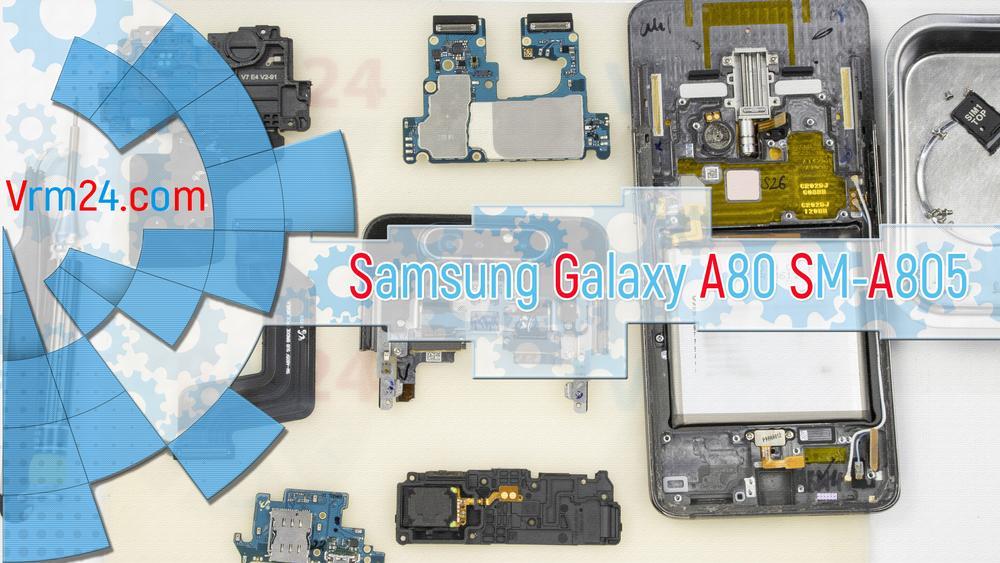 Samsung Galaxy A80 A805 Sm A805fzdaxfa — alternate view