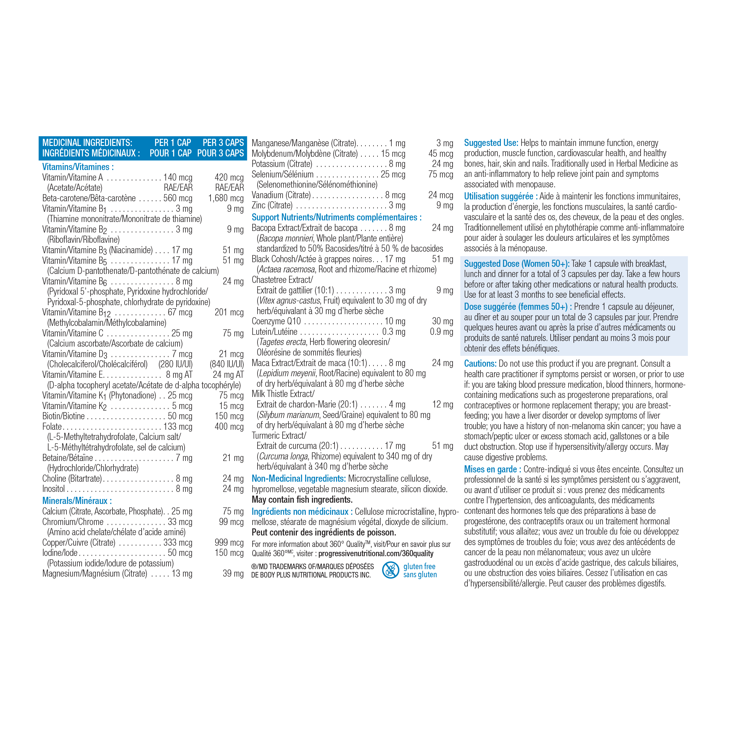 Progressive Complete Calcium Women 50+ 120 Tabs — alternate view