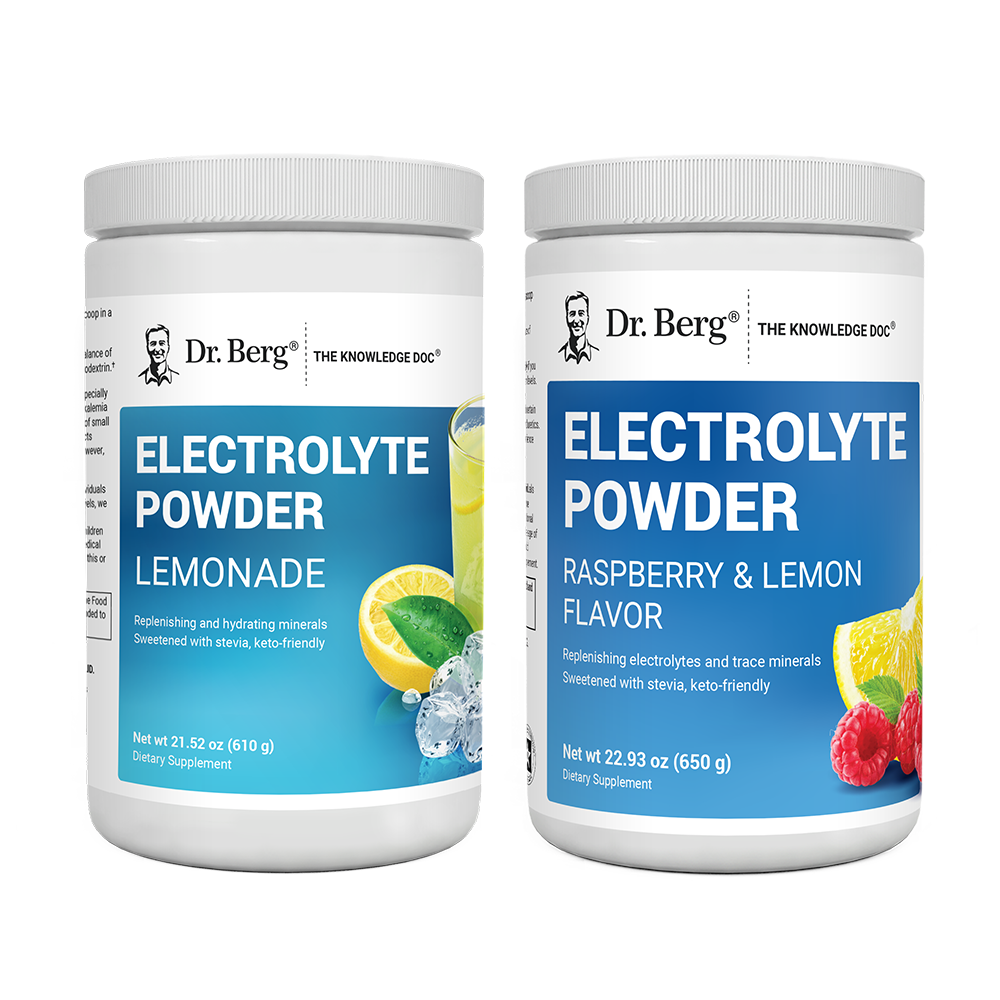 Dr. Berg Electrolyte Powder 100 Servings Bundle