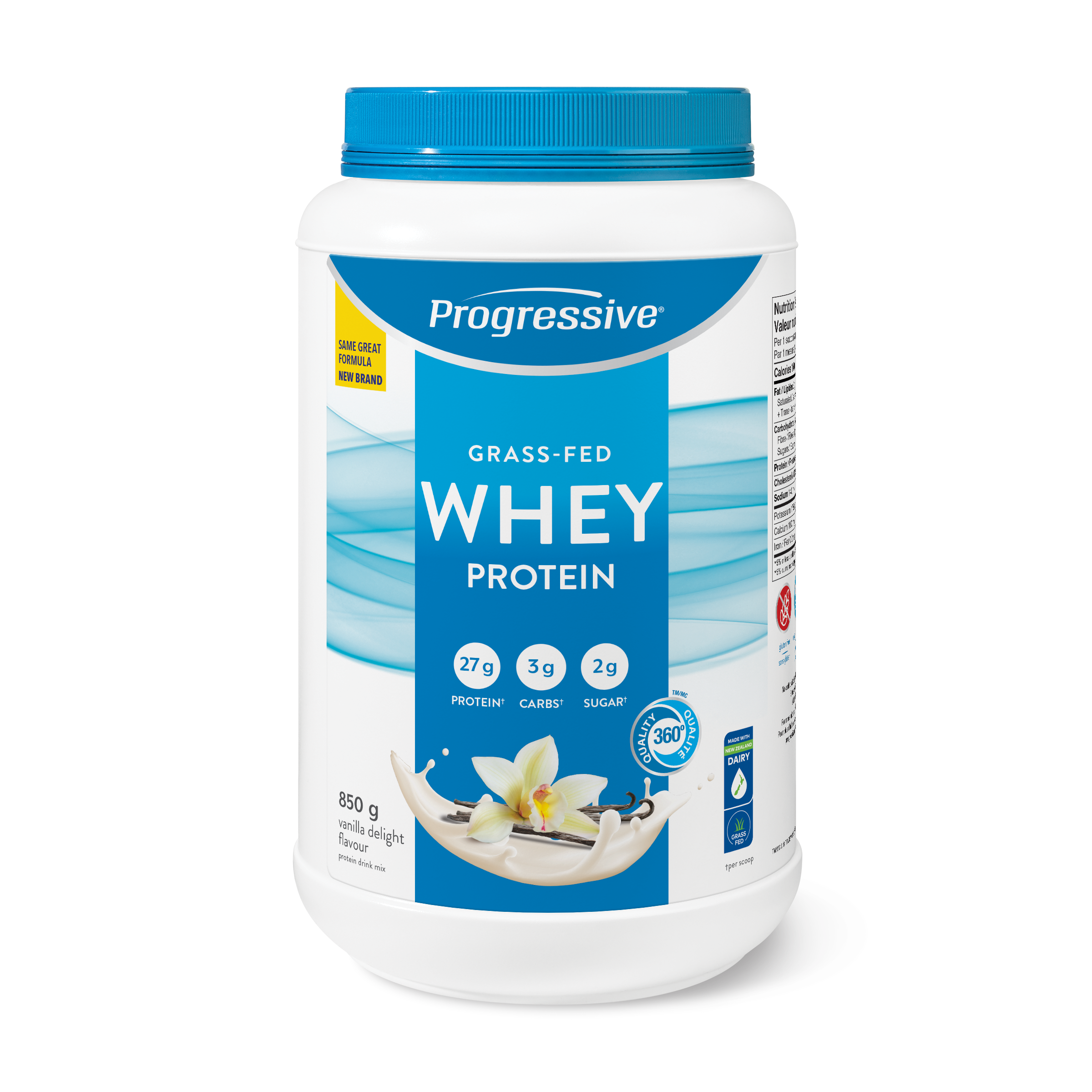 Progressive All Natural Whey Protein French Vanilla Crème 375 g — alternate view