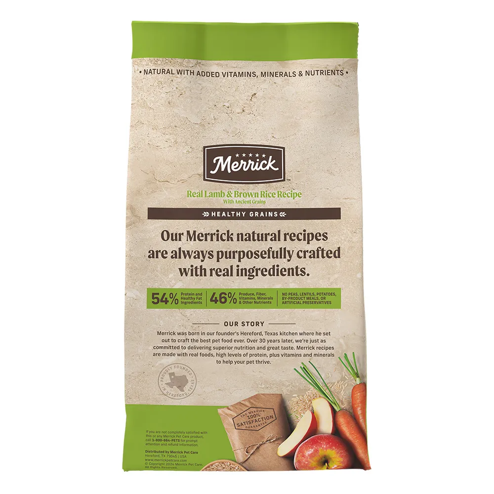 Merrick Healthy Grains Real Lamb & Rice Recipe — alternate view