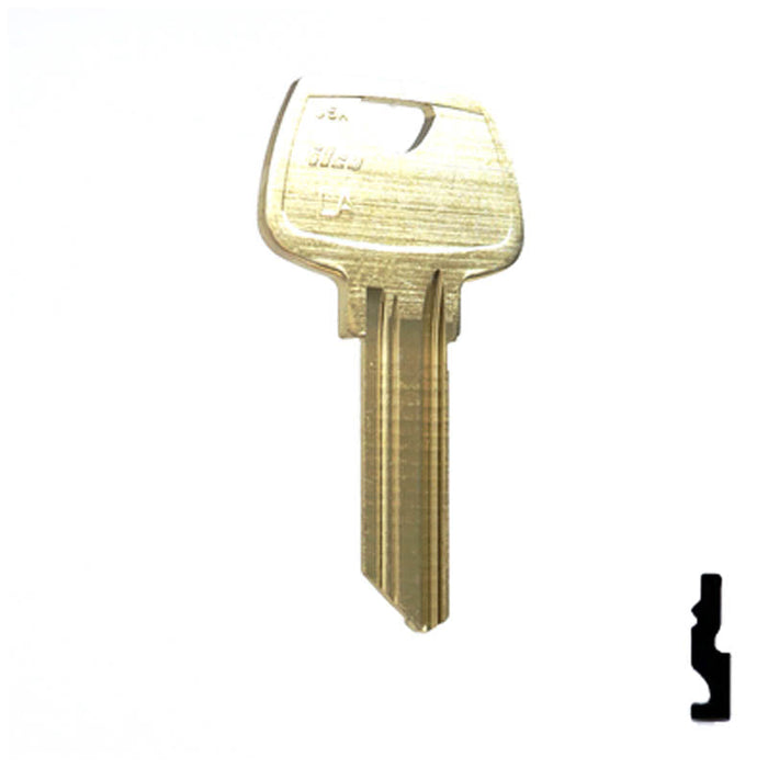 Ilco 1007LA Sargent Key Blank — alternate view