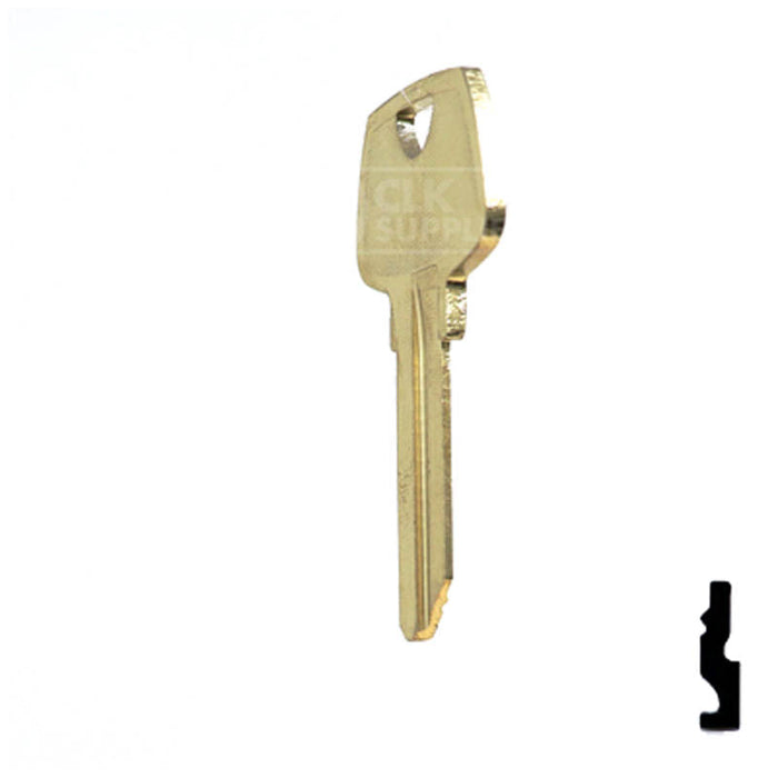 Ilco 1007LA Sargent Key Blank — alternate view