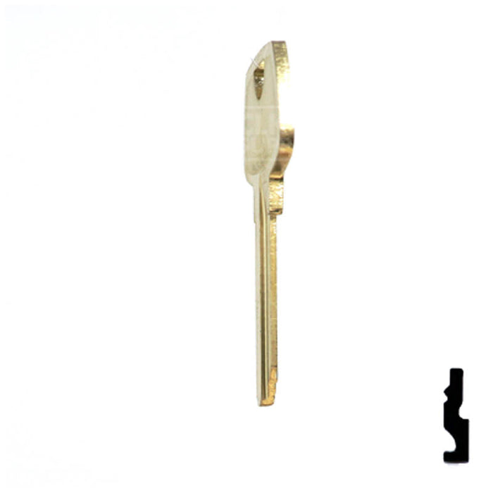 Ilco 1007LA Sargent Key Blank — alternate view