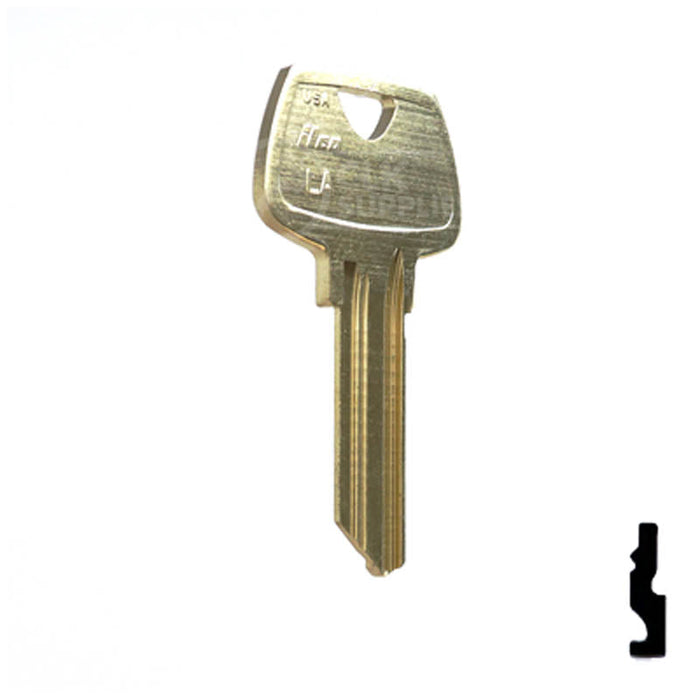 Ilco 1007LA Sargent Key Blank — alternate view