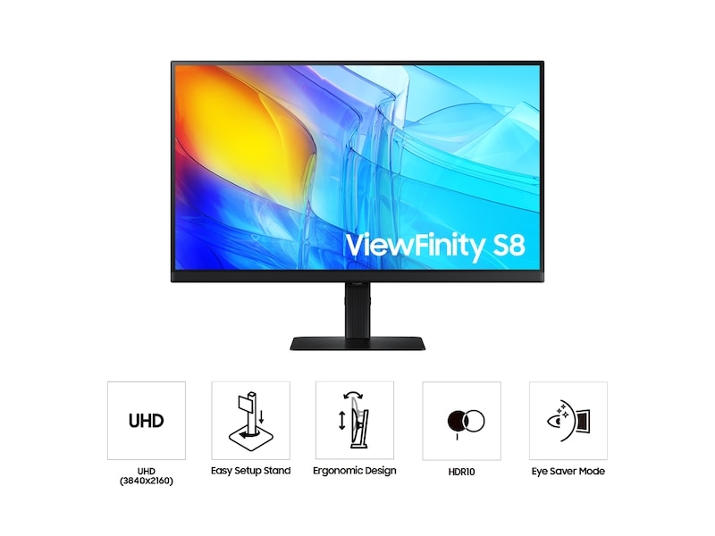 Samsung S8 ViewFinity S80D Monitor — alternate view