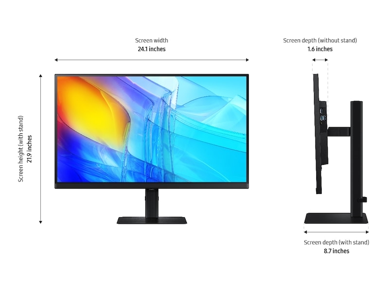 Samsung S8 ViewFinity S80D Monitor — alternate view