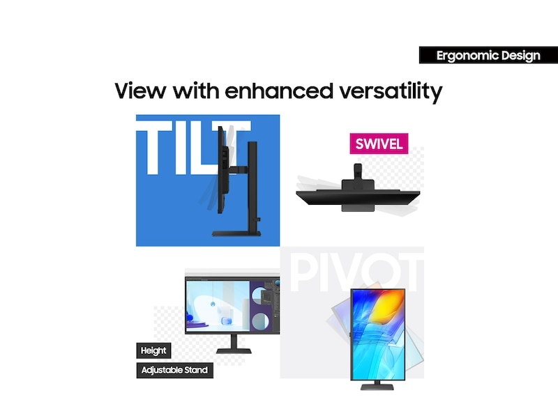 Samsung S8 ViewFinity S80D Monitor — alternate view