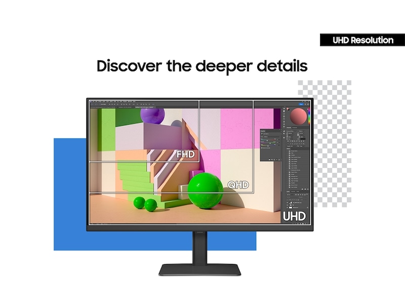 Samsung S8 ViewFinity S80D Monitor — alternate view