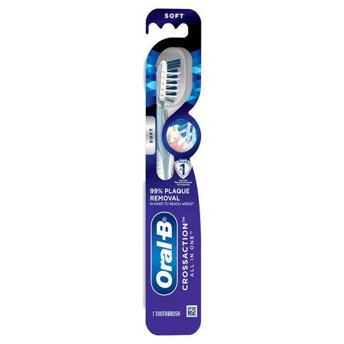 Oral-B CrossAction All-in-One Toothbrush Soft 1.0 ct — alternate view