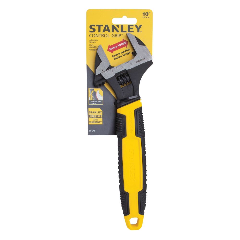 Stanley Maxsteel Adjustable Wrench 250mm — alternate view