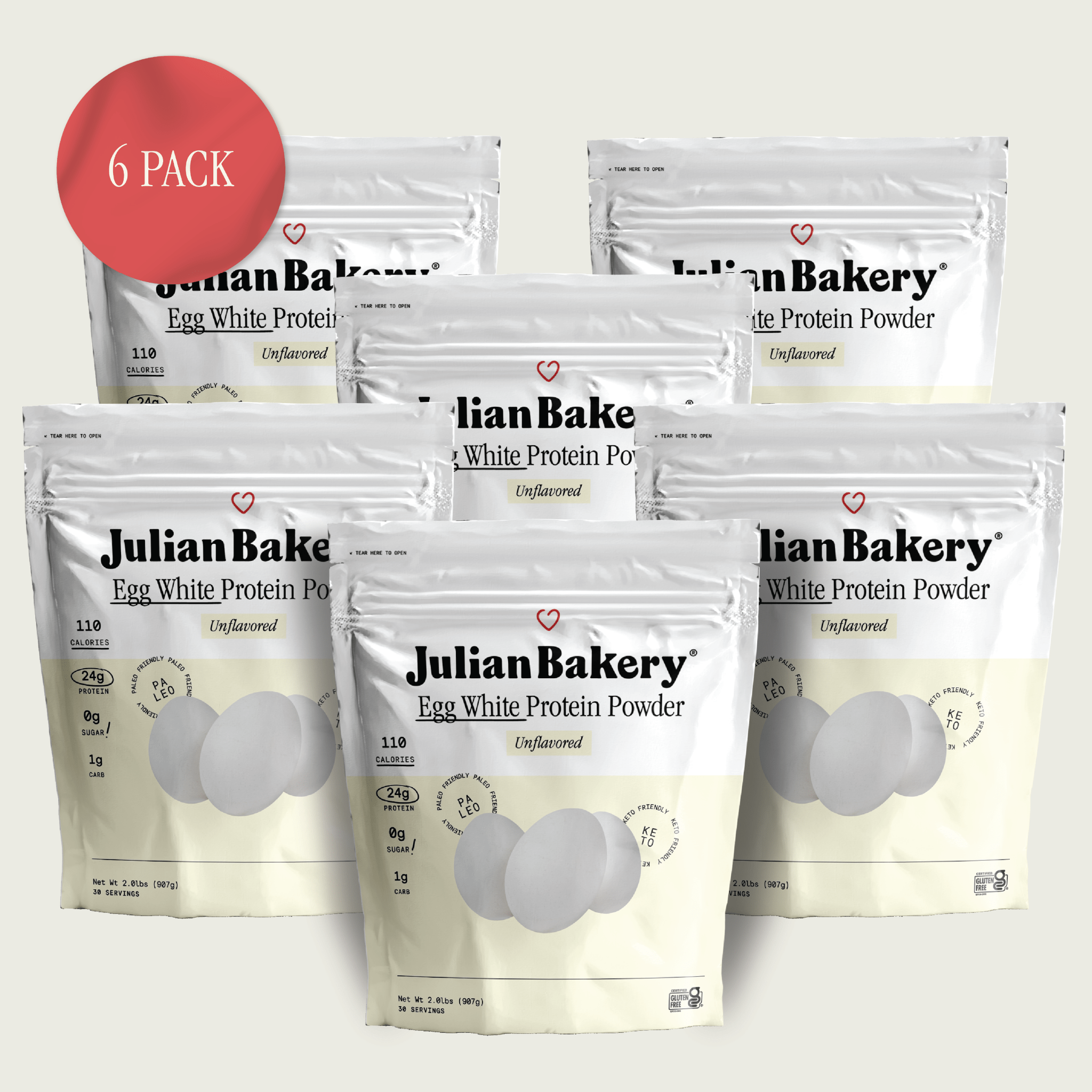Julian Bakery Paleo Thin Egg Protein Powder Unflavored — alternate view