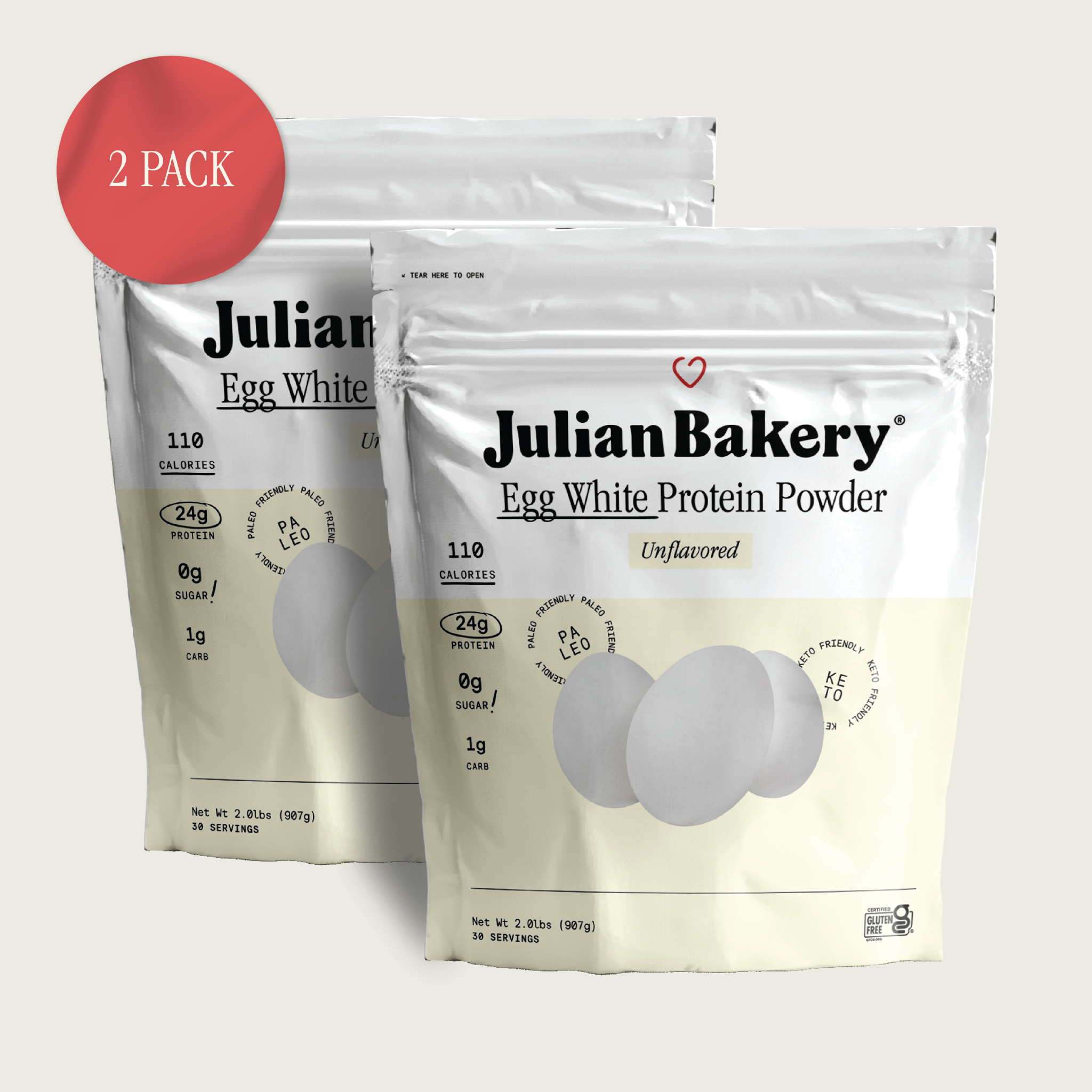 Julian Bakery Paleo Thin Egg Protein Powder Unflavored — alternate view