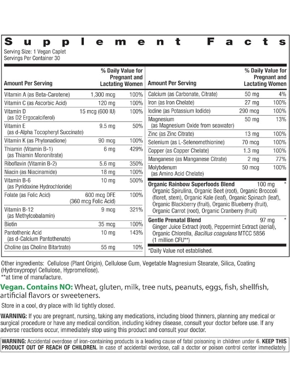 Country Life Prenatal One Multivitamin — alternate view