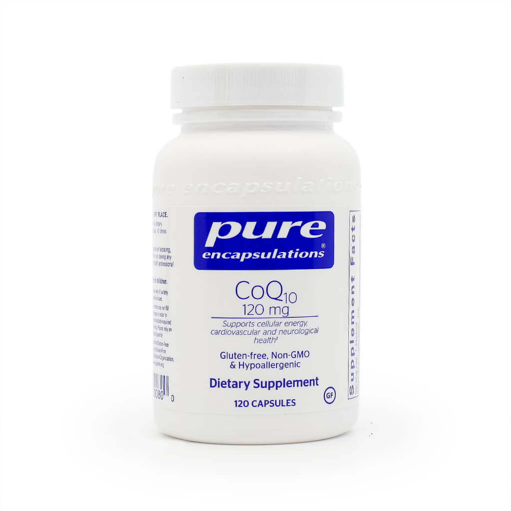 Pure Encapsulations CoQ10 120mg Capsules Supplement