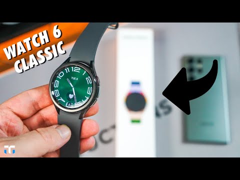 Samsung Galaxy Watch6 Classic 43mm Bt Sm R950nzkaeuc — alternate view