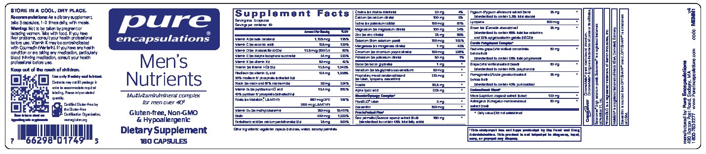 Kauai Men's Nutrients — alternate view