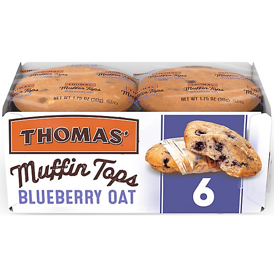 Thomas' Muffin Tops Blueberry Oat 10.5 oz — alternate view