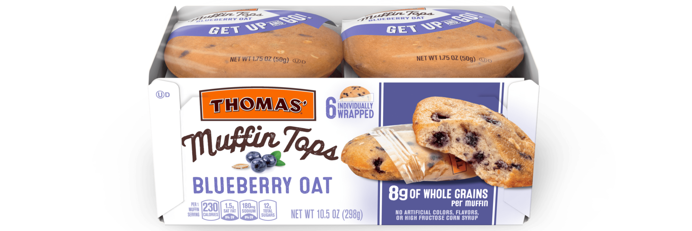 Thomas' Muffin Tops Blueberry Oat 10.5 oz