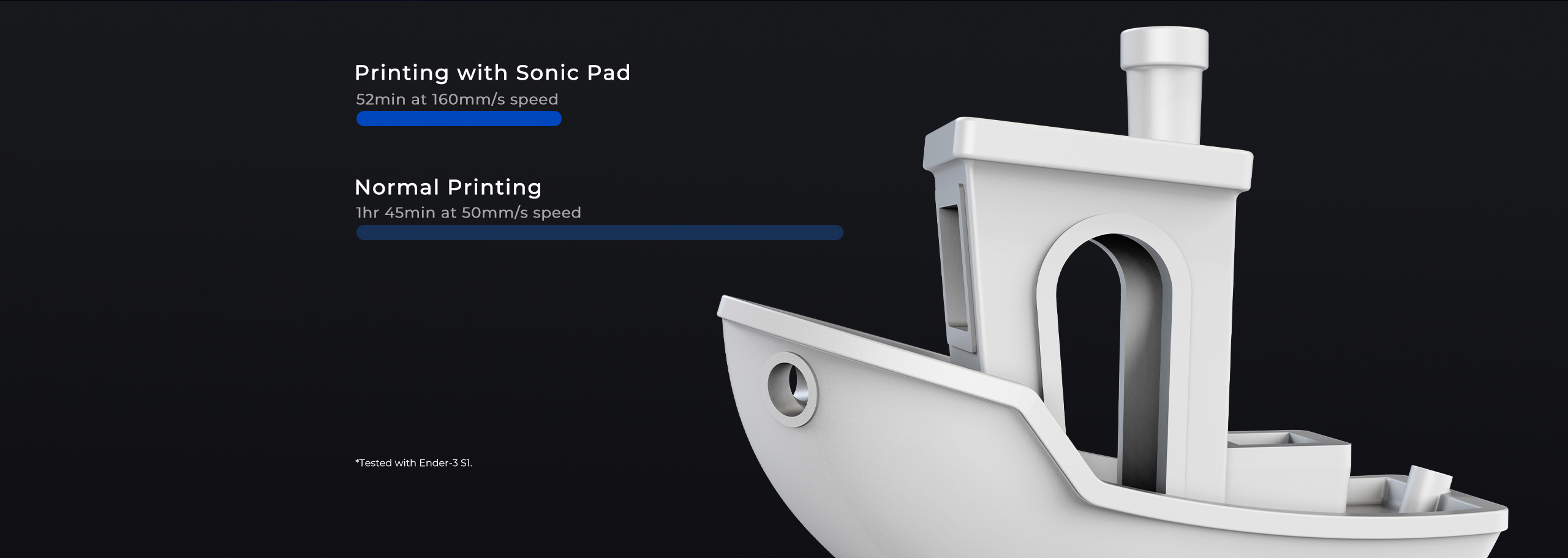 Creality Sonic Pad Klipper Screen — alternate view