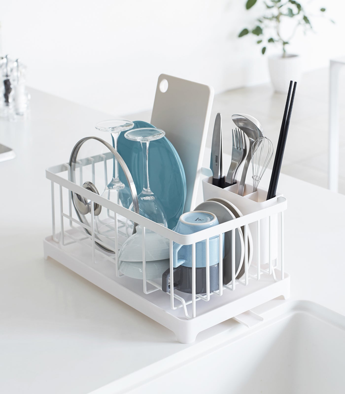 Sageandsill Wire Dish Rack Steel — alternate view