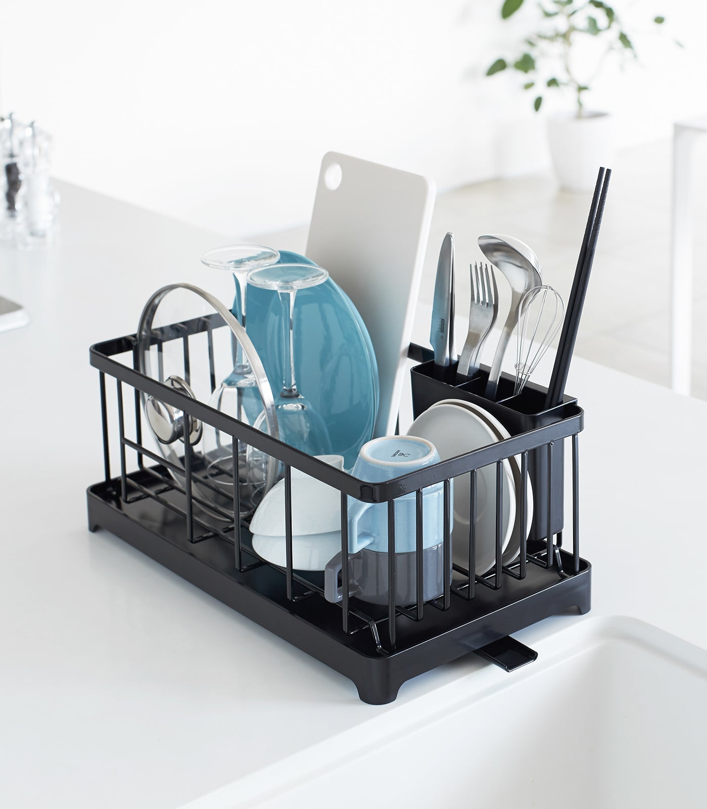 Sageandsill Wire Dish Rack Steel — alternate view