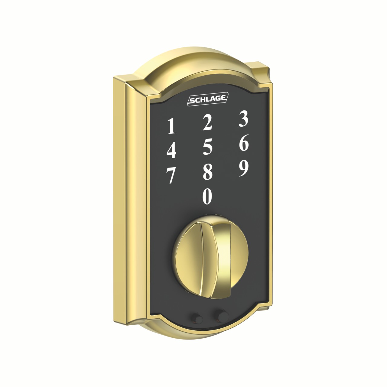 Schlage E-Plex E2066XS Electronic Pushbutton Mortise Lever Lock — alternate view