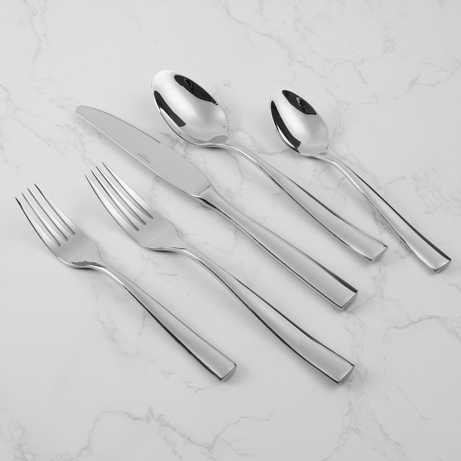 Crate And Barrel Marin Mirror Flatware Set — alternate view
