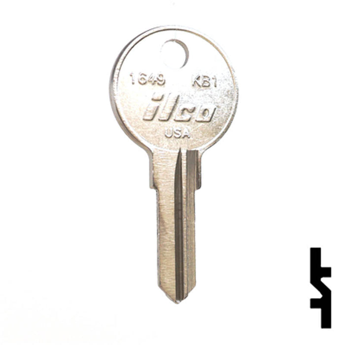 Ilco 1649 KB1 Kimball Key Blank — alternate view
