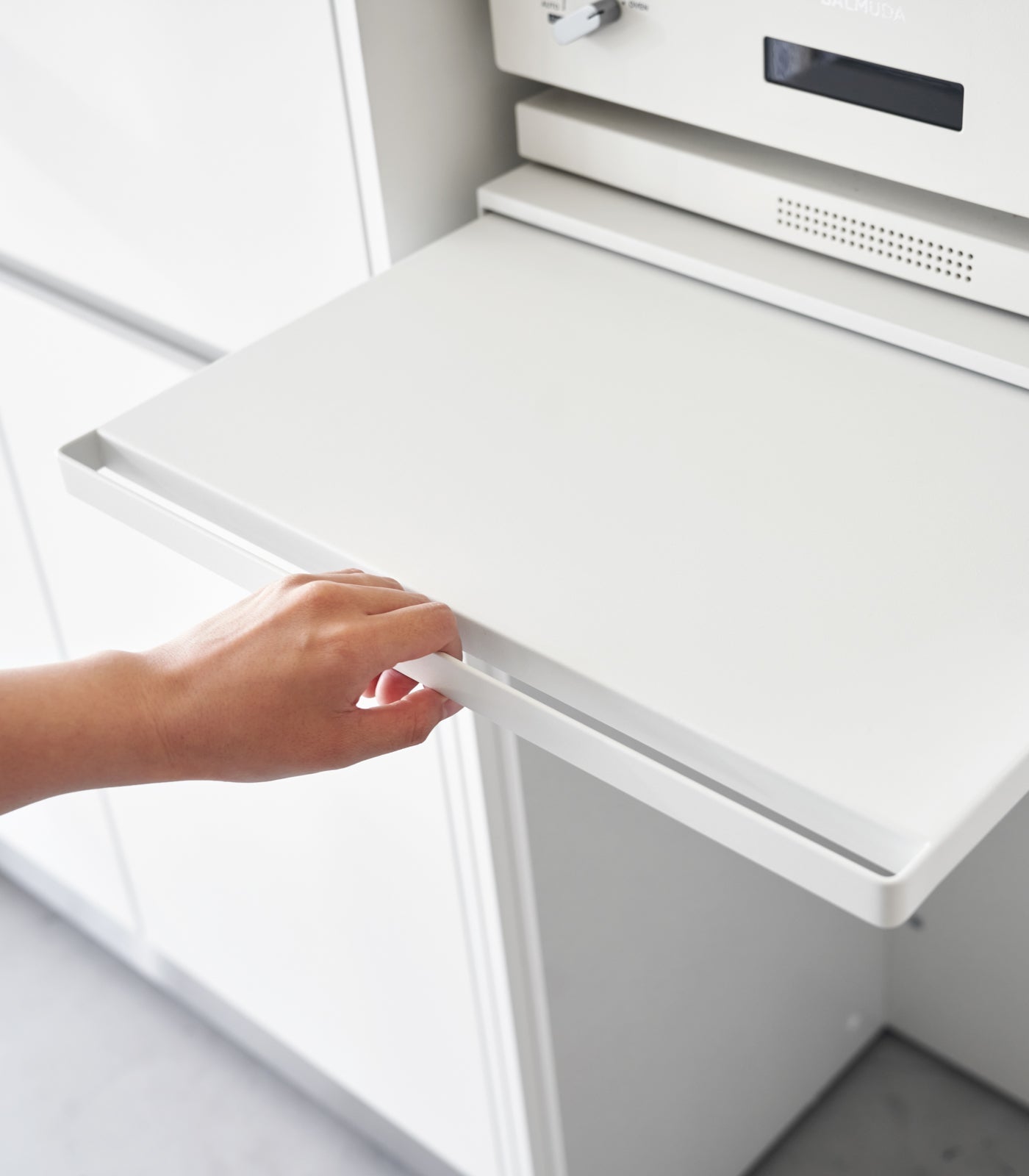 Sageandsill Countertop Drawer With Pull Out Shelf Steel — alternate view