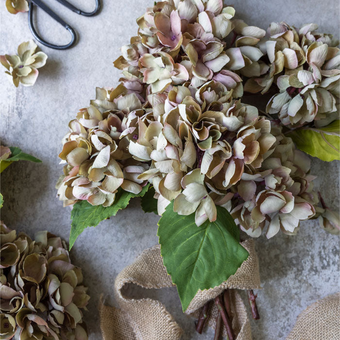 Abigail Ahern artificial hydrangea — alternate view