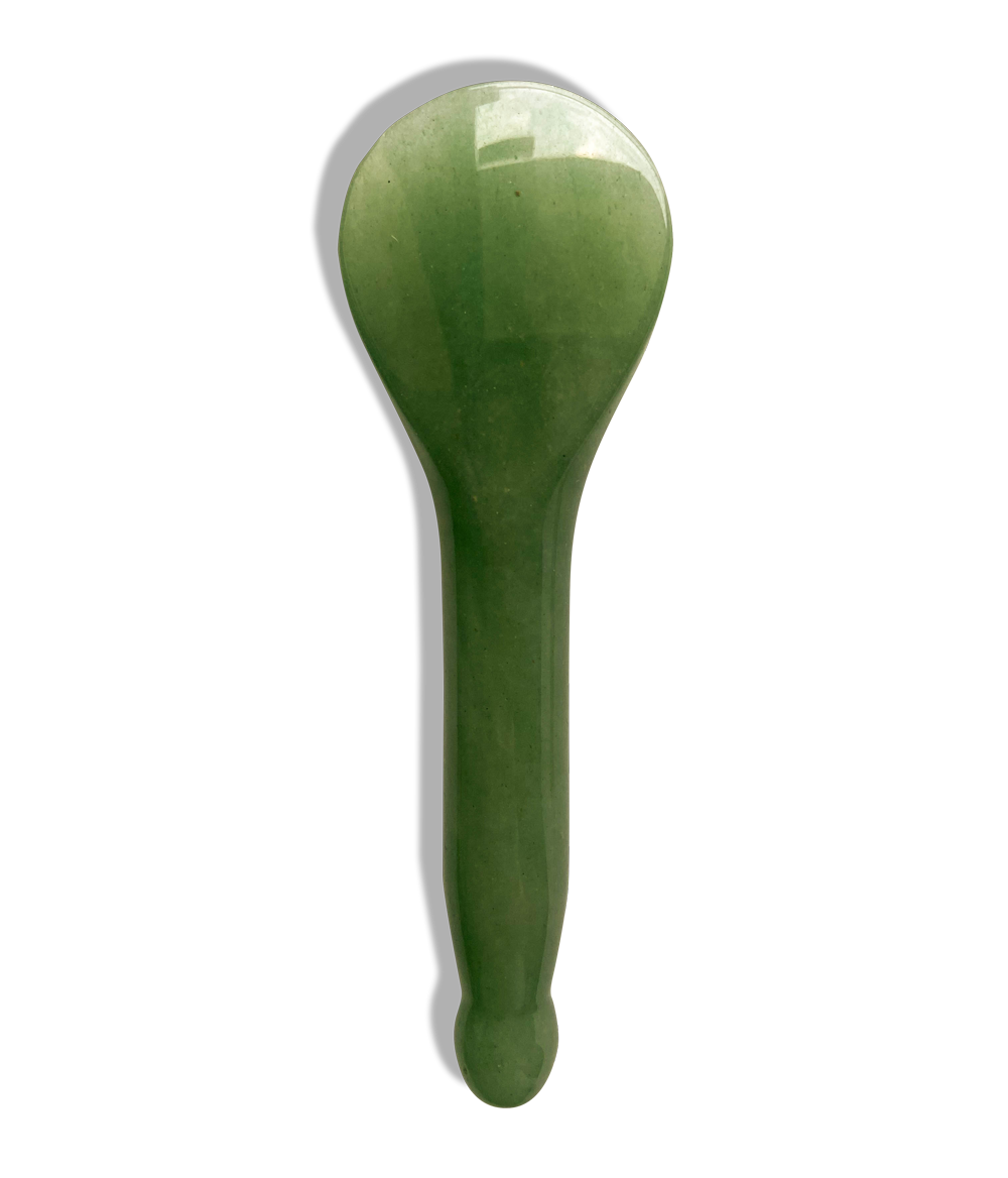 Happy Spoon GUA SHA Acupressure Tool Jade — alternate view