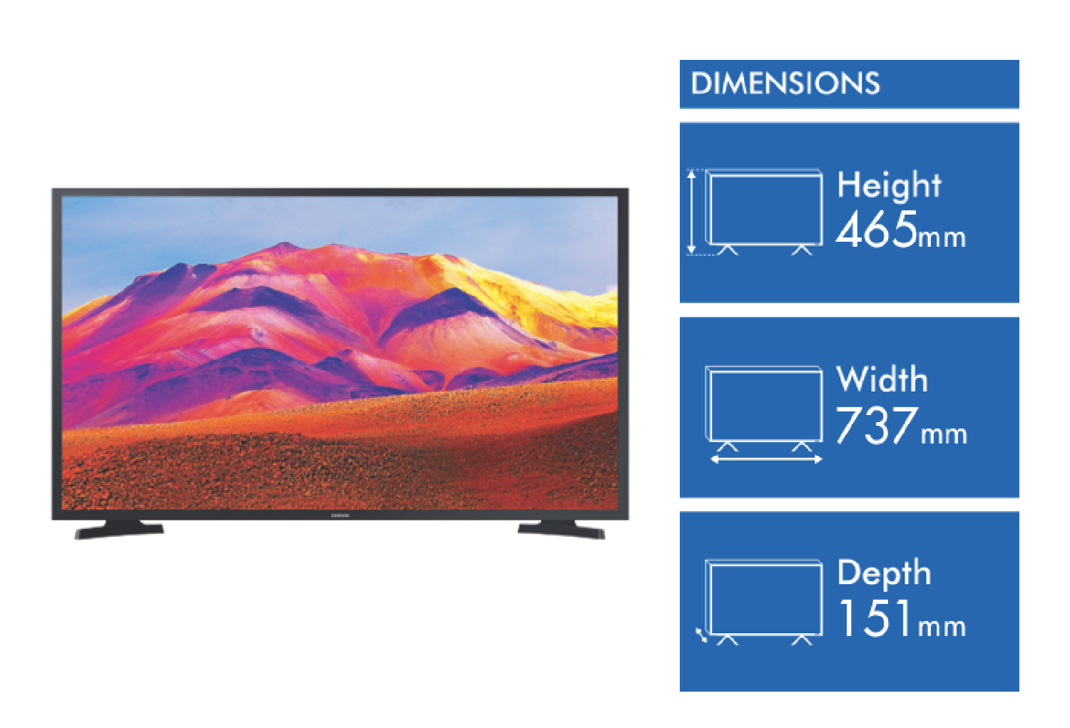 Samsung T5300 32 Inch Full Hd Smart Tv Ua32t5300auxly — alternate view