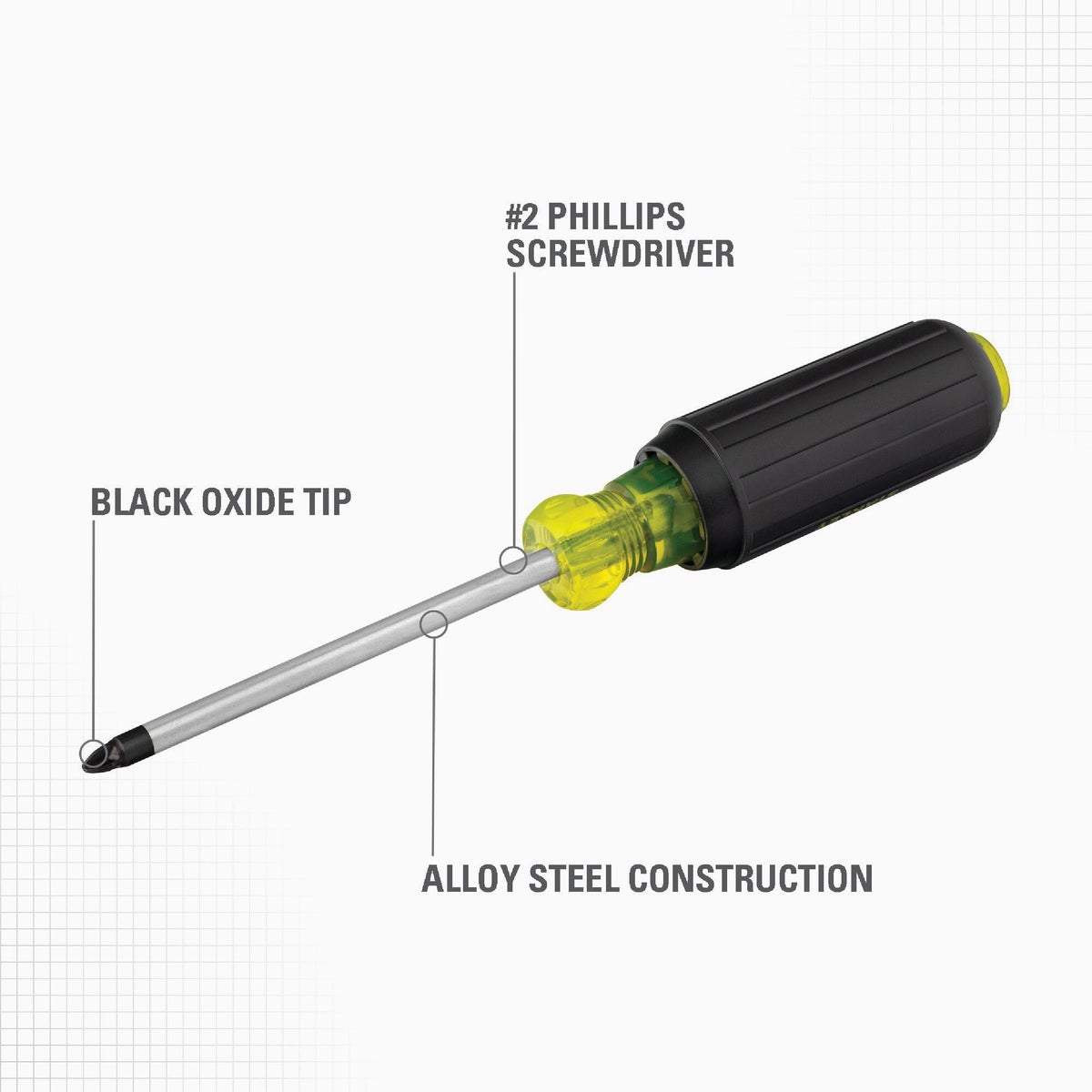 Stanley 1 Pt X 3 Vinyl Grip Phillips Screwdriver — alternate view