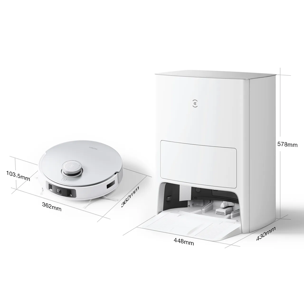 Ecovacs DEEBOT T20 OMNI Robot Vacuum — alternate view